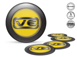 Custom Dome Stickers Luminous Racing Velocity